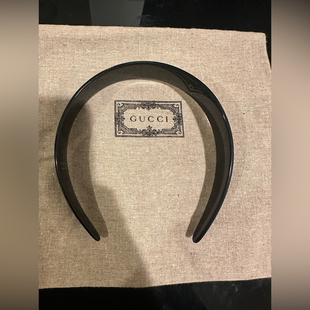 Gucci Black Headband with Star Accents - Picture 8 of 8